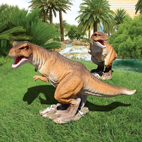 Design Toscano Scaled Jurassic T-Rex Raptor Dinosaur Statue JQ6173